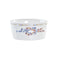 Set voor voorgerechtjes DKD Home Decor Blauw Natuurlijk Bamboe Keramiek Mediterrane 19,7 x 19,7 x...