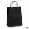 Papieren Zak Zwart (18 x 8 x 31 cm) (25 Stuks)
