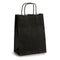 Papieren Zak Zwart (18 x 8 x 31 cm) (25 Stuks)