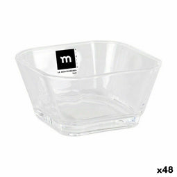 Kom La Mediterránea Capricho Glas Vierkant 9,8 x 10,1 x 5,2 cm (48 Stuks)