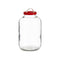 Blik Deksel met handvat Rood Polypropyleen 8 L 20,5 x 33 x 20,5 cm (4 Stuks)