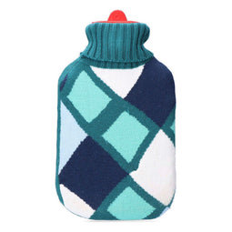 Warmwaterkruik EDM Blauw Wol (2 L)