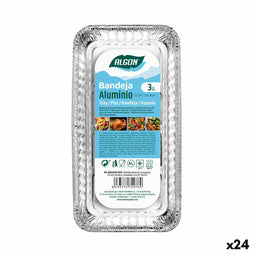 Set van trays Algon Rechthoekig (24 Stuks)