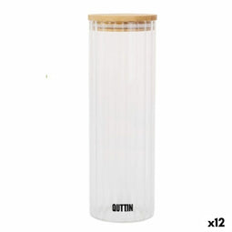 Transparante Glazen Kan Quttin 9 x 27 cm 1,4 L (12 Stuks)