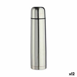 Thermos Ziverachtig Roestvrij staal 1 L (12 Stuks)