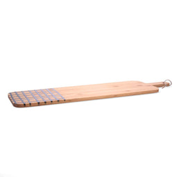 Dienblad Bidasoa Zigzag Bruin Hout 55 x 16 x 1 cm