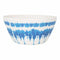 Saladekom Santa Clara Tie-Dye Blauw Wit Melamine (24 Stuks)