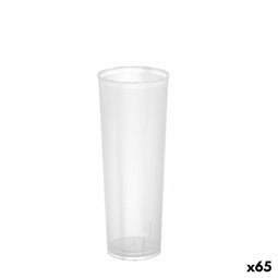 Set van herbruikbare glazen Algon Transparant 65 Stuks 330 ml (6 Onderdelen)