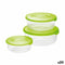 Set Lunchboxen Tontarelli Family Rond 3 Onderdelen (20 Stuks)