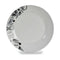 Platt tallrik Ø 24,4 cm Zwart Wit Porselein Pasta (10 Stuks)