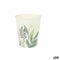 Glazenset Algon Wegwerp Karton Gebloemd 10 Onderdelen 250 ml (24 Stuks)