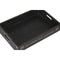 Set van trays Home ESPRIT Zwart Sparrenhout 56 x 38 x 10 cm (3 Onderdelen)