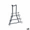 Standaard voor keukengerei Deksel Braadpan Zwart Ijzer 27 x 37 x 9 cm (6 Stuks)
