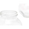 Koekblik Transparant Glas 180 ml (48 Stuks) Met deksel Aanpasbaar