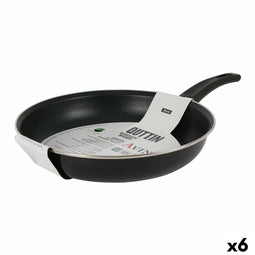 Pan Quttin Avin Geëmailleerd Staal Zwart 48 x 30 x 5,5 cm (6 Stuks)