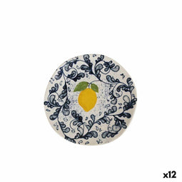 Dessertbord La Mediterránea Iberica Limoi 20 x 20 x 2 cm (12 Stuks)
