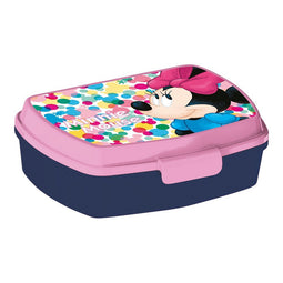 Broodtrommel Minnie Mouse Lucky Plastic Roze (17 x 5.6 x 13.3 cm)