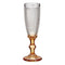 Champagneglas Punten Amber Glas 180 ml (6 Stuks)