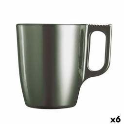 Kopp Luminarc Flashy Groen Glas 250 ml (6 Stuks)