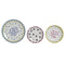 Serviesset DKD Home Decor Blauw Multicolour Turkoois Porselein Koloniaal Afrikaan 27 x 27 x 2,5 c...