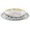 Serviesset DKD Home Decor Blauw Multicolour Turkoois Porselein Koloniaal Afrikaan 27 x 27 x 2,5 c...