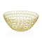 Fruitschaal Versa Eris Mosterd Metaal Staal (28 x 12 x 28 cm)