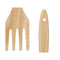 Keukenspatel Vork Hout 7 x 35 x 2 cm (12 Stuks)