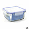 Hermetische Lunchtrommel Borgonovo Superblock Vierkant 18 x 18 x 8,5 cm (6 Stuks)