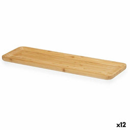 Tabla Aperitief Bruin Bamboe 46 x 1,6 x 15 cm (12 Stuks)