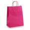 Papieren Zak 24 x 12 x 40 cm Roze (25 Stuks)