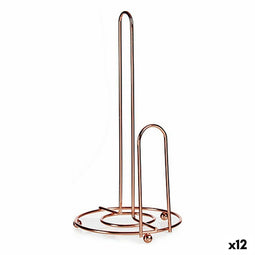 Keukenrolhouder Koper Staal 15,5 x 32 x 16 cm (12 Stuks)