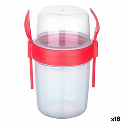 Lunchtrommel Titiz Lepel Vork 1,1 L 13 x 10 x 18 cm (18 Stuks)