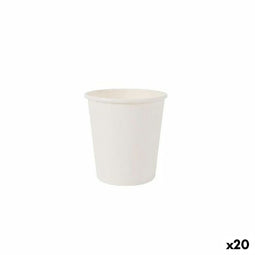 Glazenset Algon Karton Wit 50 Onderdelen 120 ml (20 Stuks)