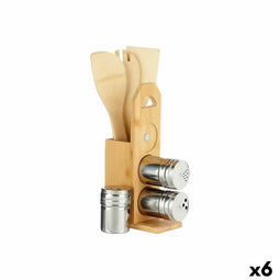 Set Keukengerei Bamboe (6 Stuks)