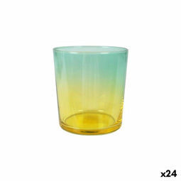Glas LAV Life Geel Groen 340 ml (24 Stuks)