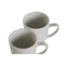Set van 4 mokken DKD Home Decor Wit Porselein 330 ml