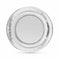 Bordenset Algon Zilverkleurig Wegwerp Karton 23 x 23 x 1,5 cm (36 Stuks)