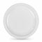 Set van herbruikbare borden Algon Cirkelvormig Wit Plastic 28 x 28 x 2 cm (24 Stuks)