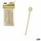 Set Lepels Algon Cocktail Hout 24 Onderdelen (36 Stuks)