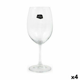Set van bekers Crystalex Lara Wijn 450 ml Kristal (6 Stuks) (4 Stuks)