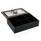 Box for Infusions Versa Zwart Metaal Hout MDF 24 x 6,5 x 16,5 cm