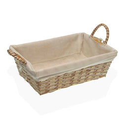 Broodmand Versa Wit Bamboe Zeealgen (19 x 9 x 27 cm)