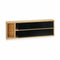 Papierdispenser Kinvara JWKW-5153 (2) Zwart Natuurlijk Bamboe Roestvrij staal 40 x 7 x 13 cm Dubb...