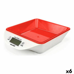 Keukenweegschaal Basic Home 22 x 18 x 5 cm (6 Stuks)