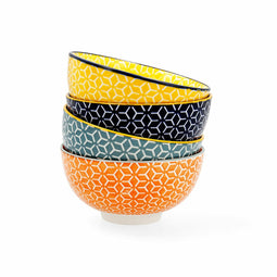 Kommenset Quid Pippa Aperitief Keramisch Multicolour (11 cm) (4 Stuks)