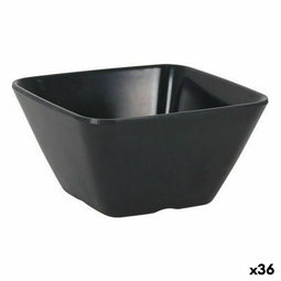 Aperitiefschaaltje La Mediterránea Melamine Antraciet 10 x 10 x 5 cm (36 Stuks)