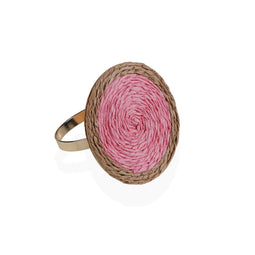 Servethouder Versa Roze Metaal Papier 5 x 4,5 x 5 cm