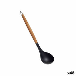 Kookpot Zwart Nylon beukenhout 8 x 3 x 32,5 cm (48 Stuks)