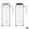 Kruik LAV Line Transparant Kristal (6 Stuks) (1,2 L)