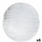 Onderbord Bidasoa Ikonic Transparant Glas Ø 28 cm (6 Stuks) (Pack 6x)
